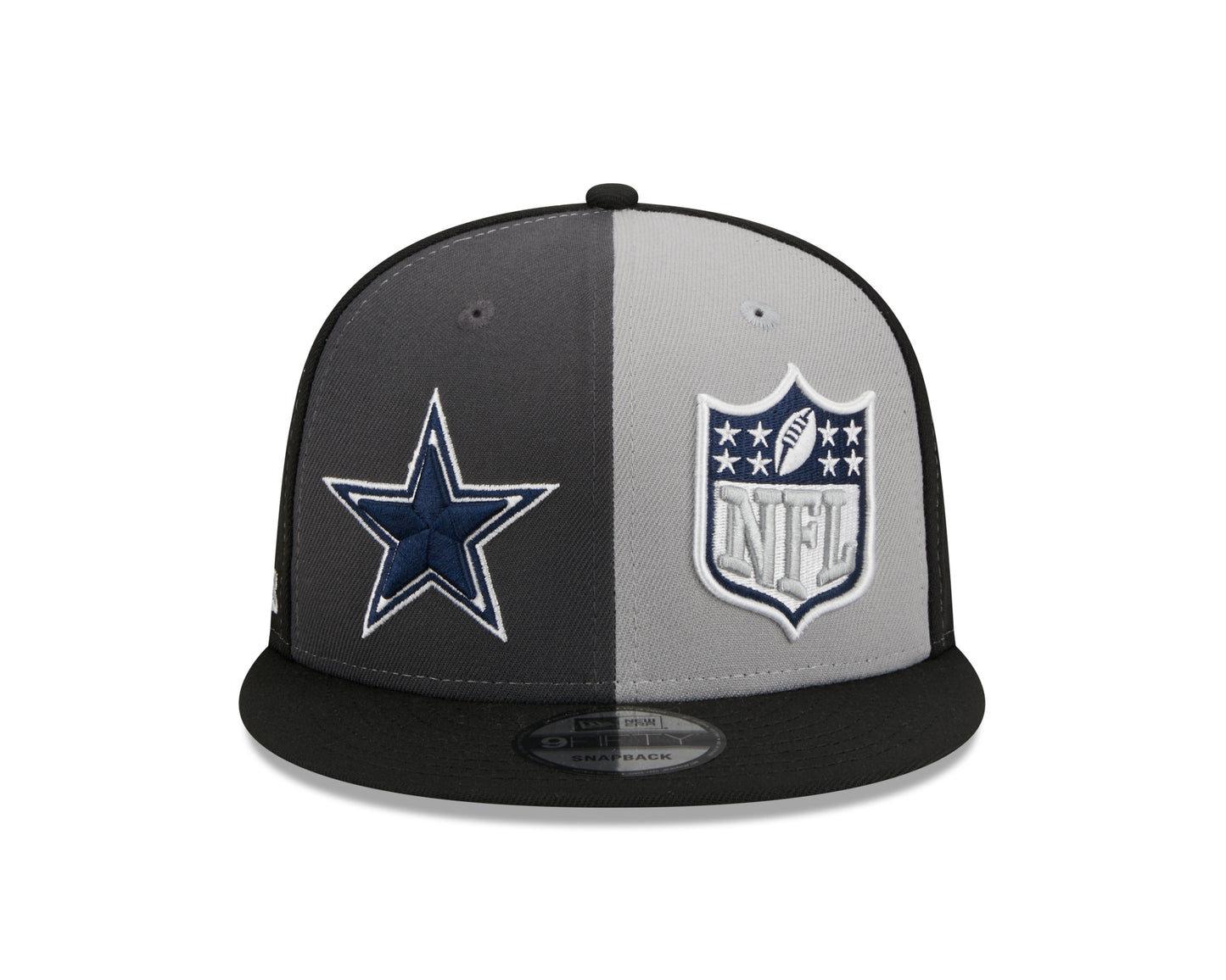 Dallas Cowboys New Era 2023 Sideline 9Fifty Split Snap Back Hat-Gray