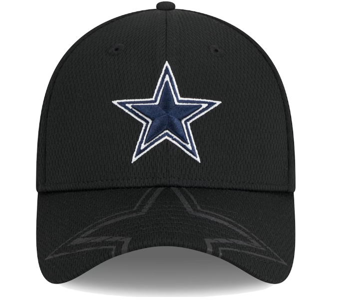 Dallas Cowboys New Era Top Visor Black 39Thirty