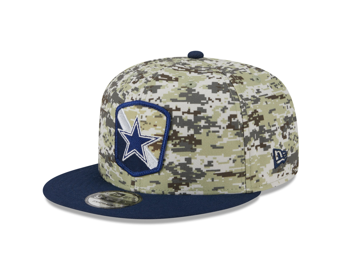 Dallas Cowboys New Era 2023 Camo Salute To Service 9FIFTY Snapback Hat