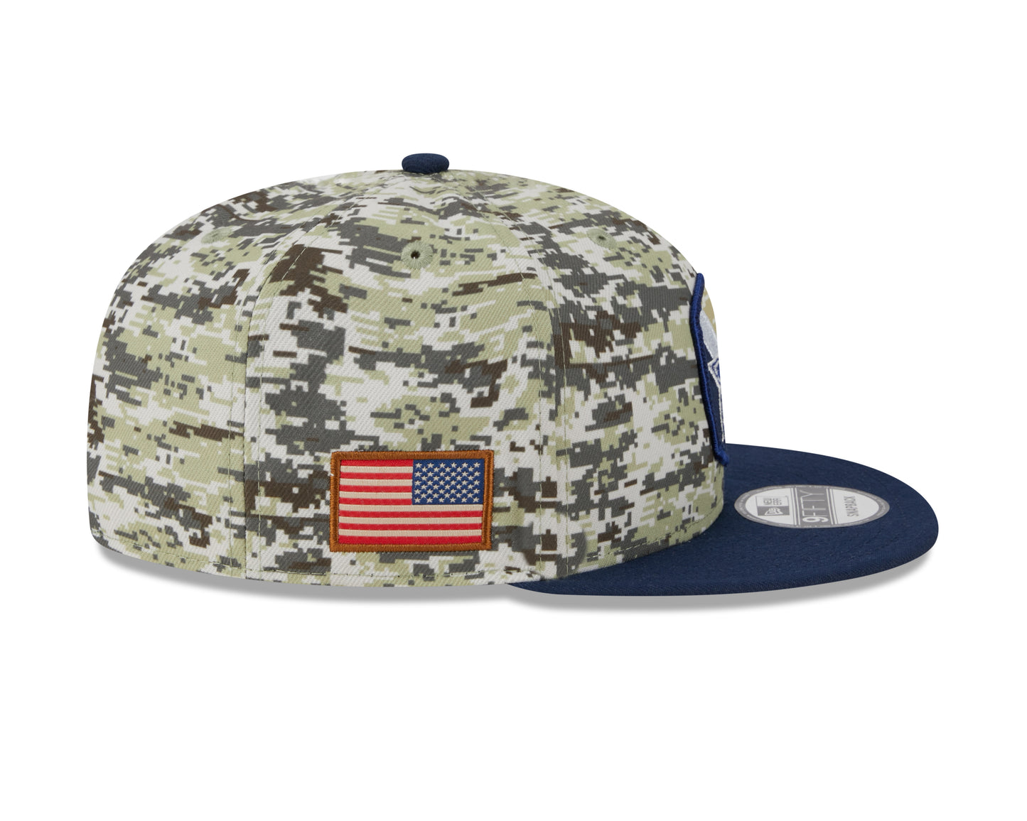 Dallas Cowboys New Era 2023 Camo Salute To Service 9FIFTY Snapback Hat