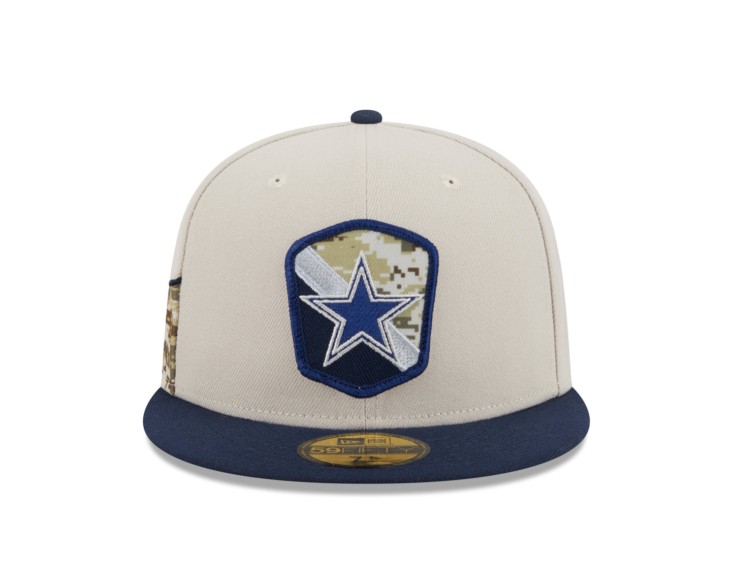 Dallas Cowboys New Era 2023 Stone Salute To Service 59FIFTY Fitted Hat