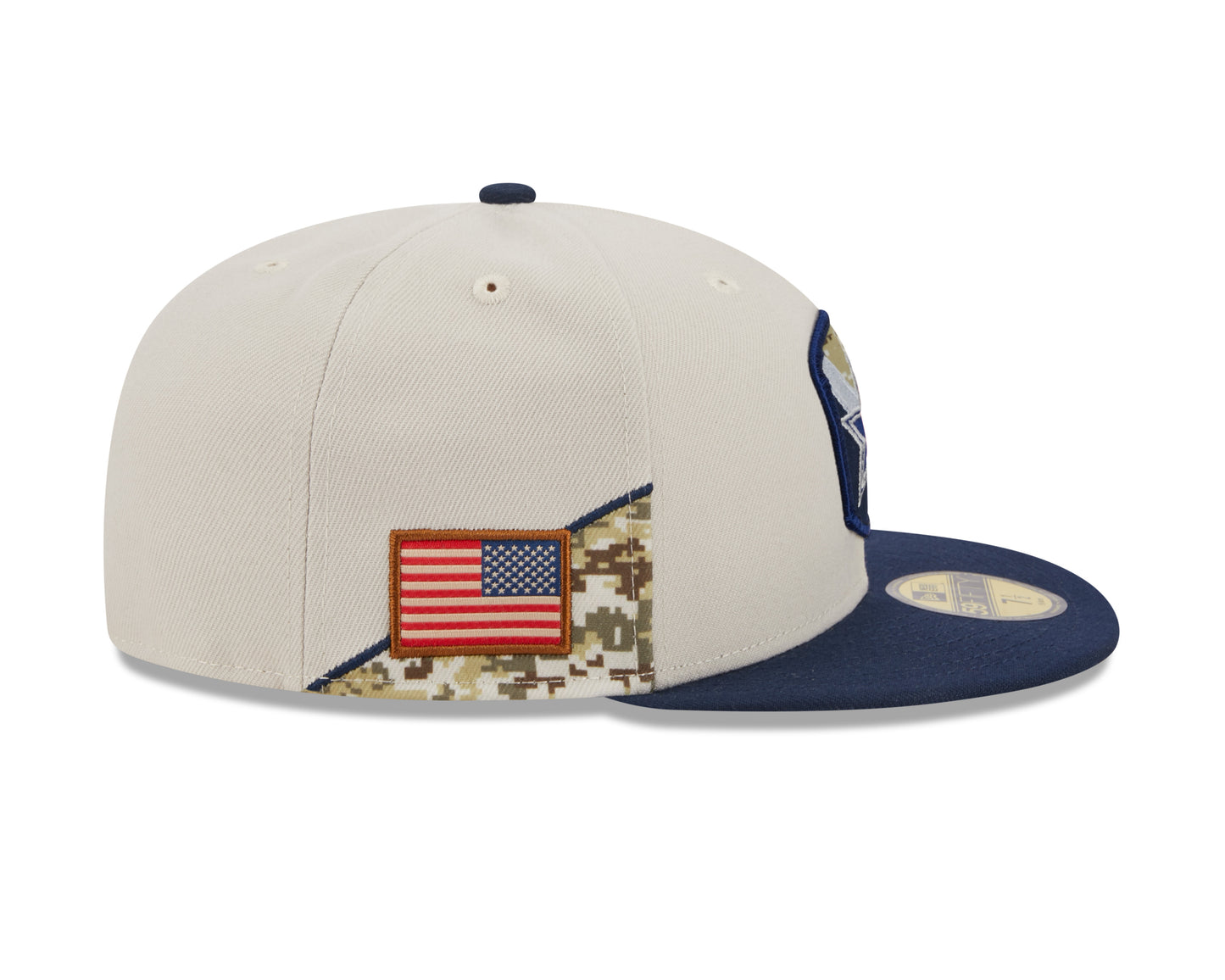 Dallas Cowboys New Era 2023 Stone Salute To Service 59FIFTY Fitted Hat