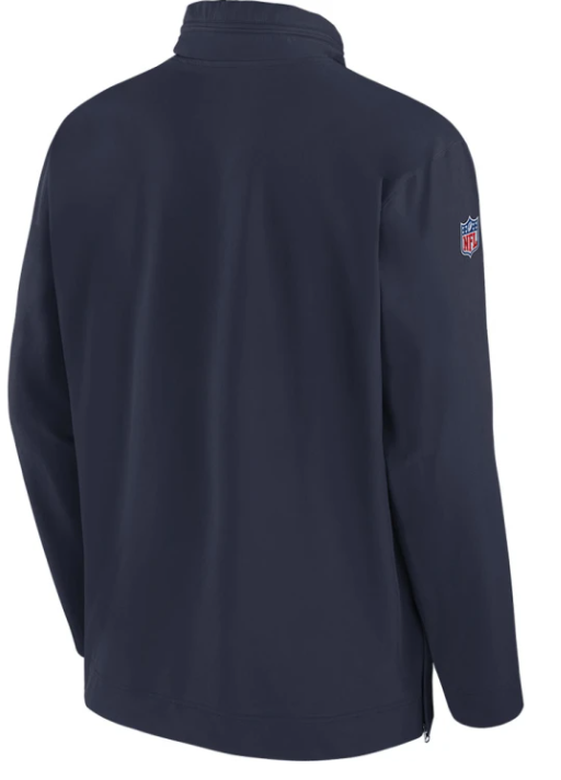 Dallas Cowboys Nike 2023 Navy Sideline Lightweight Coaches 1/4 Zip Jacket
