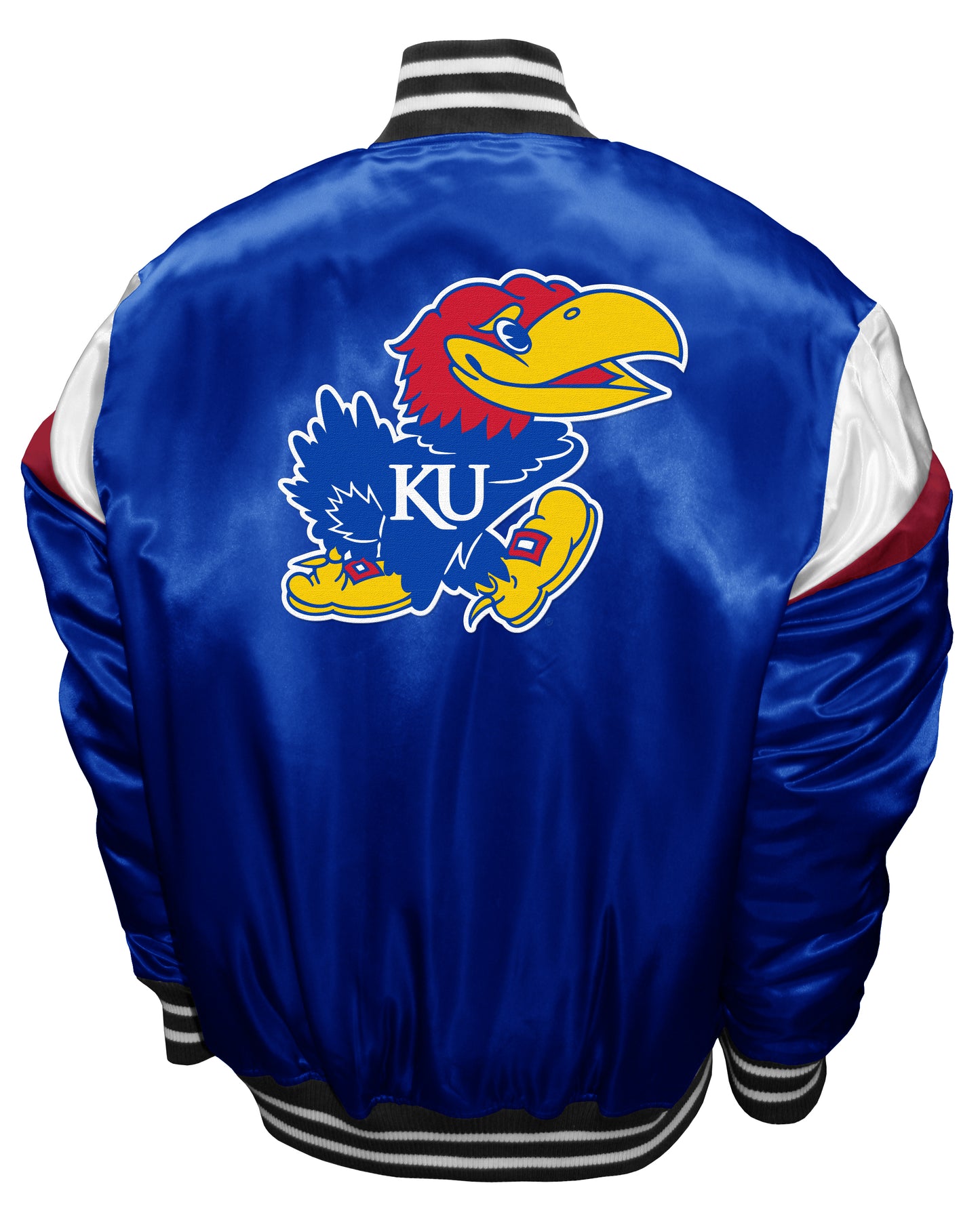 Kansas Jayhawks Franchise Club Power Satin Full-Snap Jacket