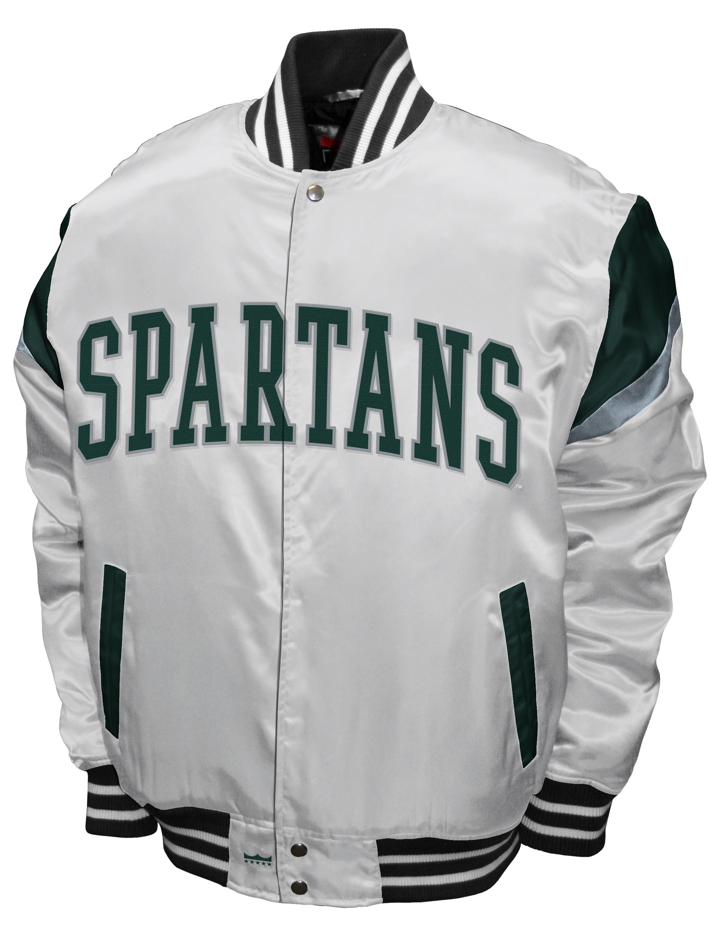Michigan State Spartans Franchise Club Power Satin Full-Snap Jacket