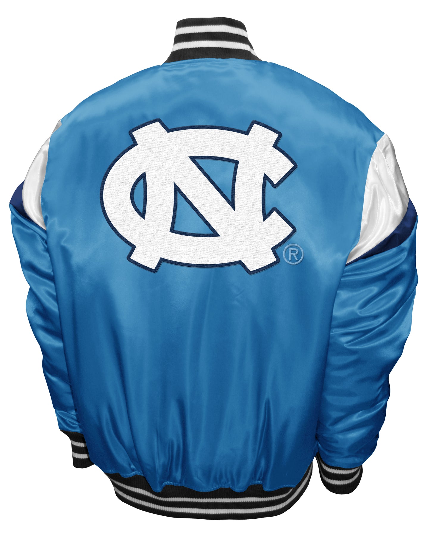 North Carolina Tar Heels Franchise Club Power Satin Full-Snap Jacket