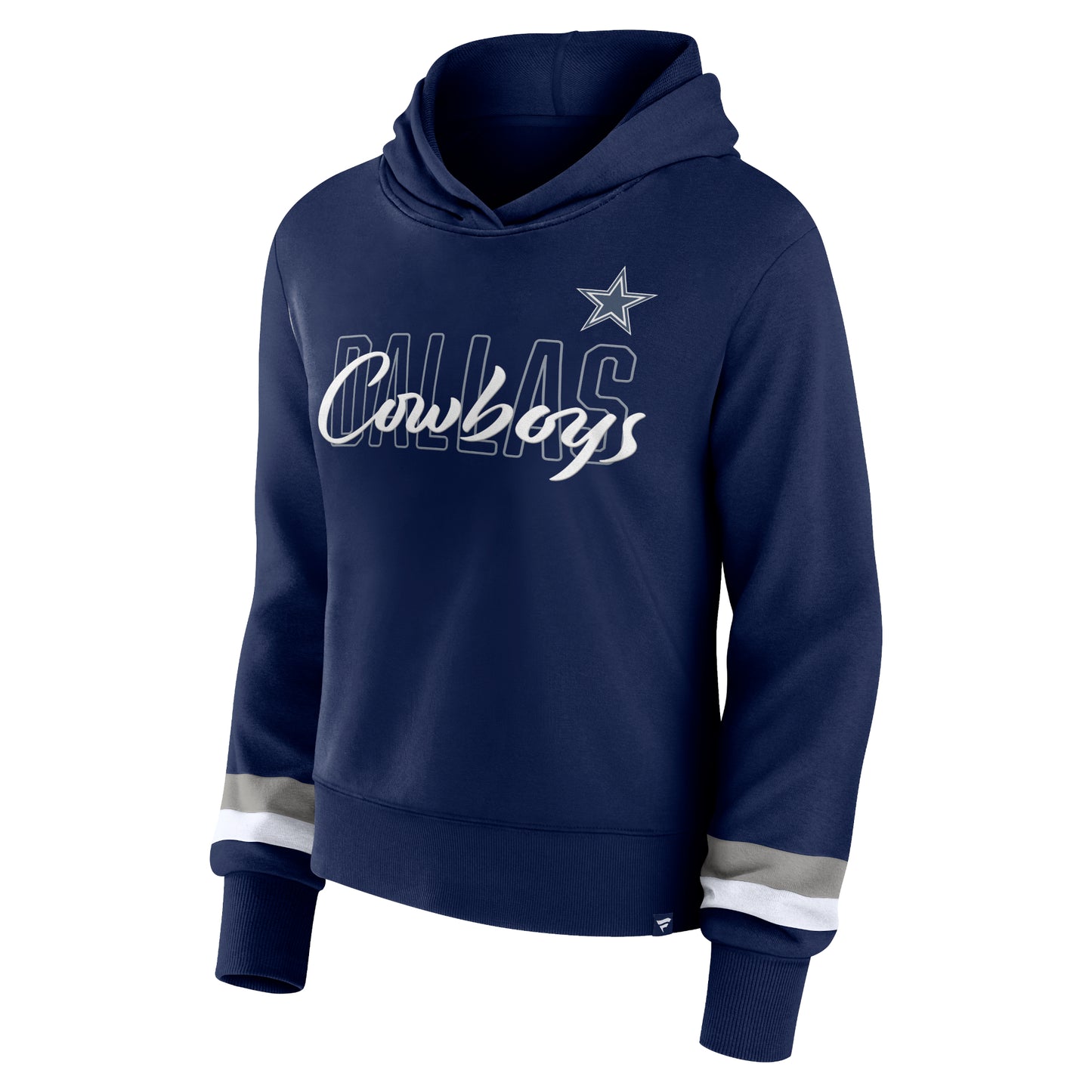 Dallas Cowboys Fanatics Branded Women's Over Under Hoodie -Navy