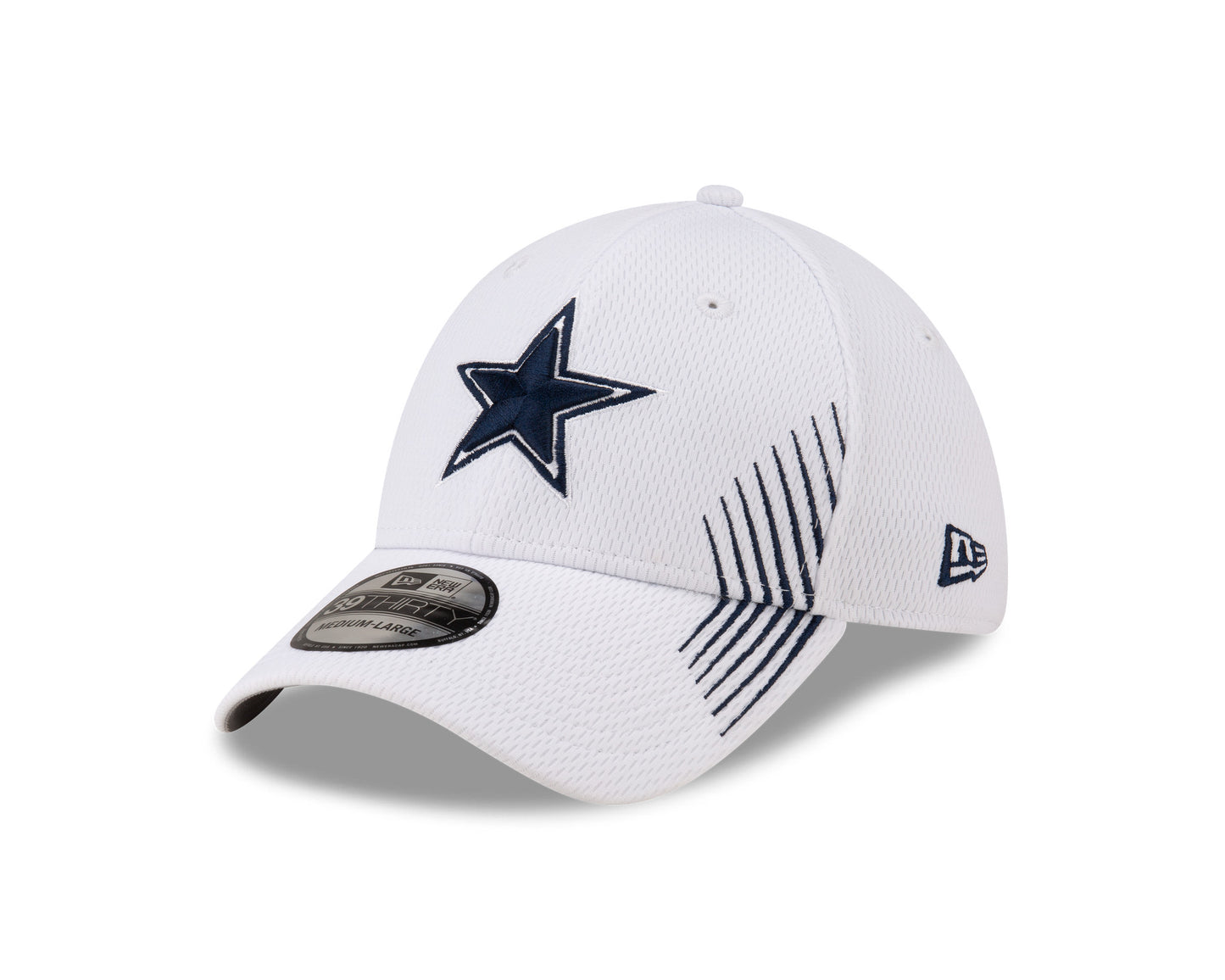 Dallas Cowboys New Era Active 39THIRTY Flex Hat- White