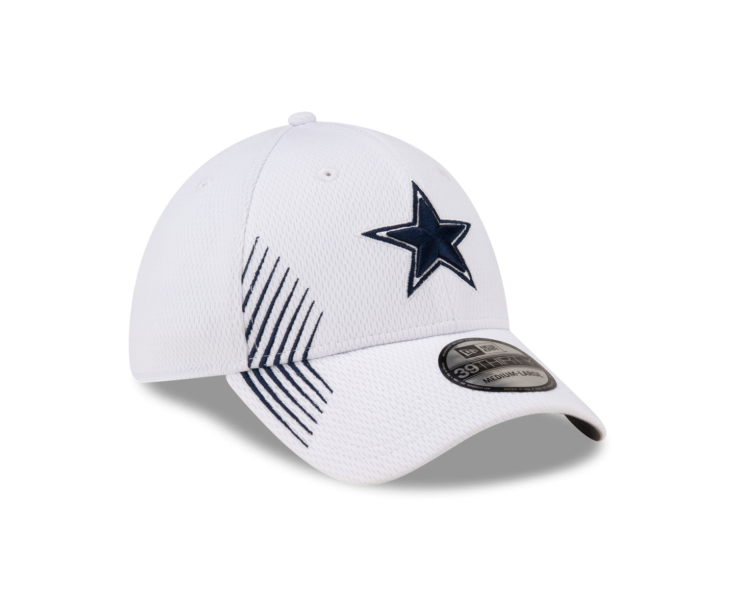 Dallas Cowboys New Era Active 39THIRTY Flex Hat- White