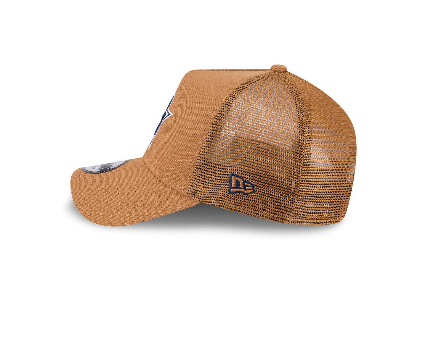 Dallas Cowboys New Era Color Pack Side Patch A-Frame 9FORTY Adjustable Hat - Brown