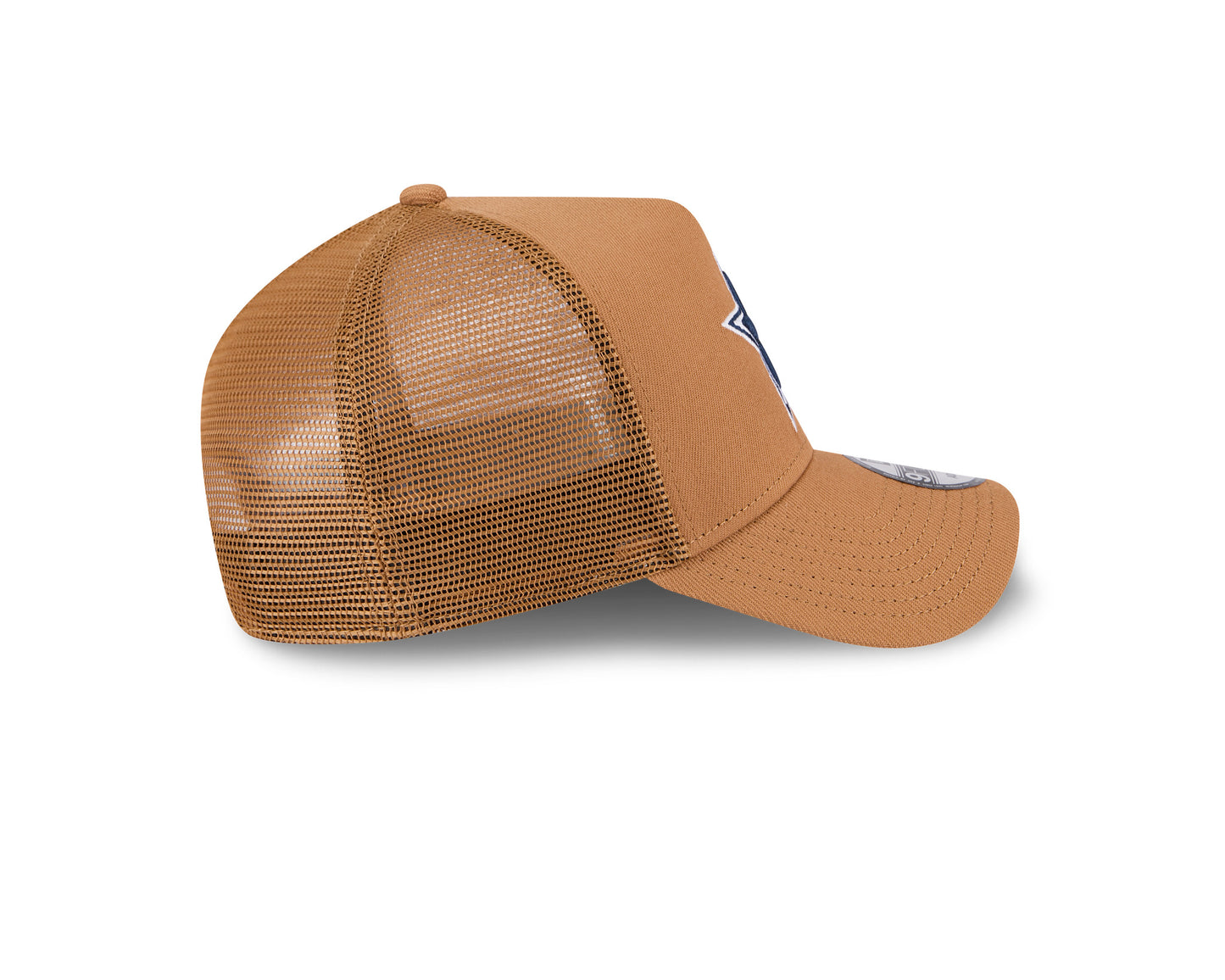 Dallas Cowboys New Era Color Pack Side Patch A-Frame 9FORTY Adjustable Hat - Brown