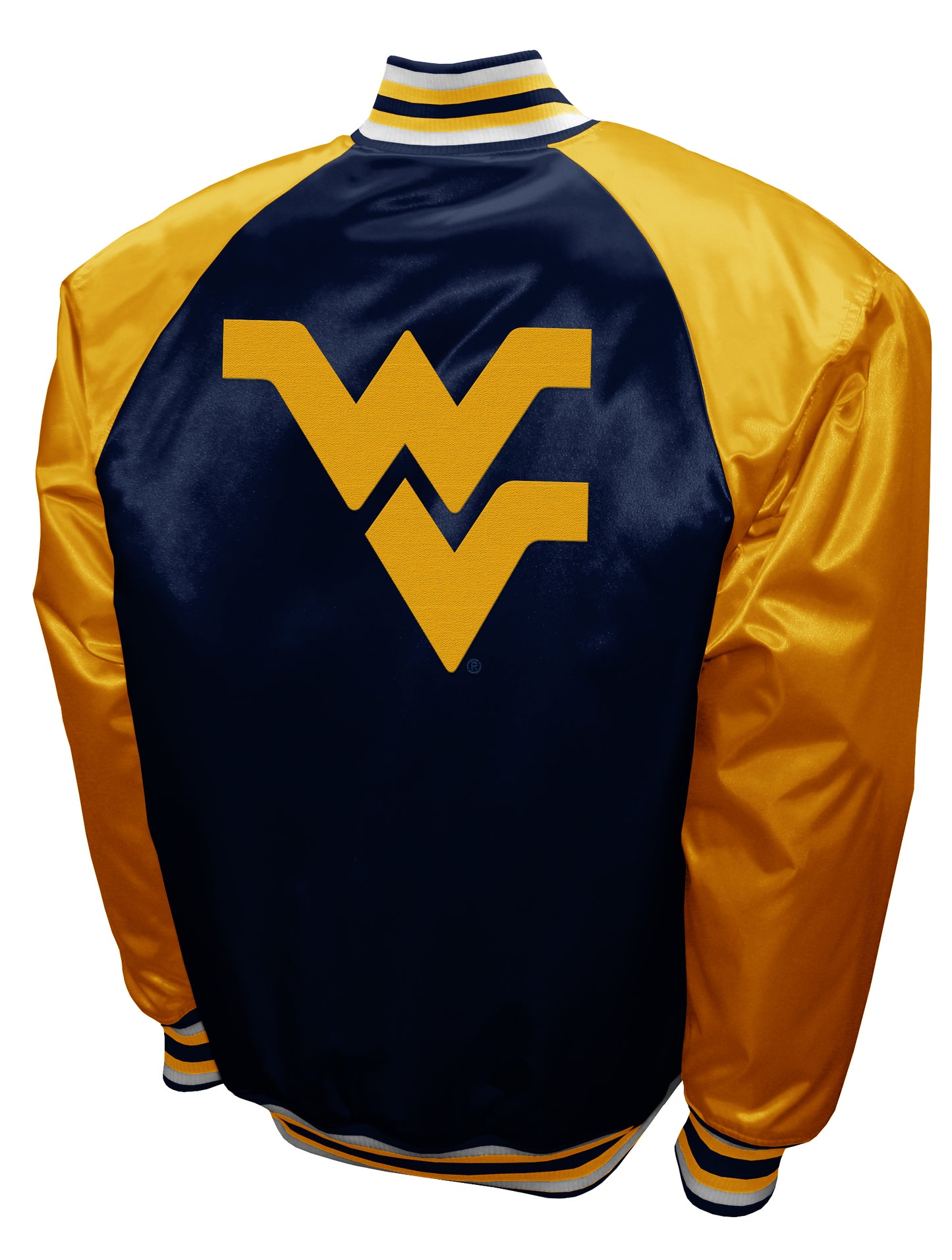 West Virginia Mountaineers Franchise Club Game Satin Full-Snap Jacket