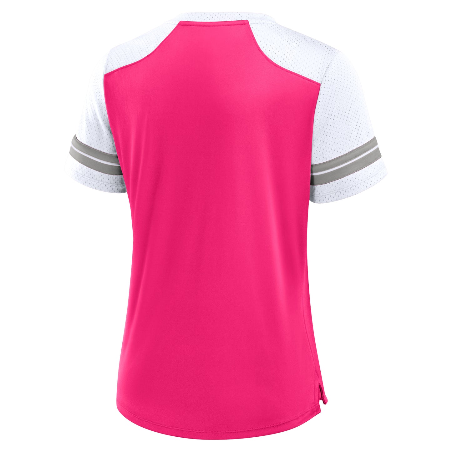 Dallas Cowboys Fanatics Script Fashion Lace Up T-Shirt Pink