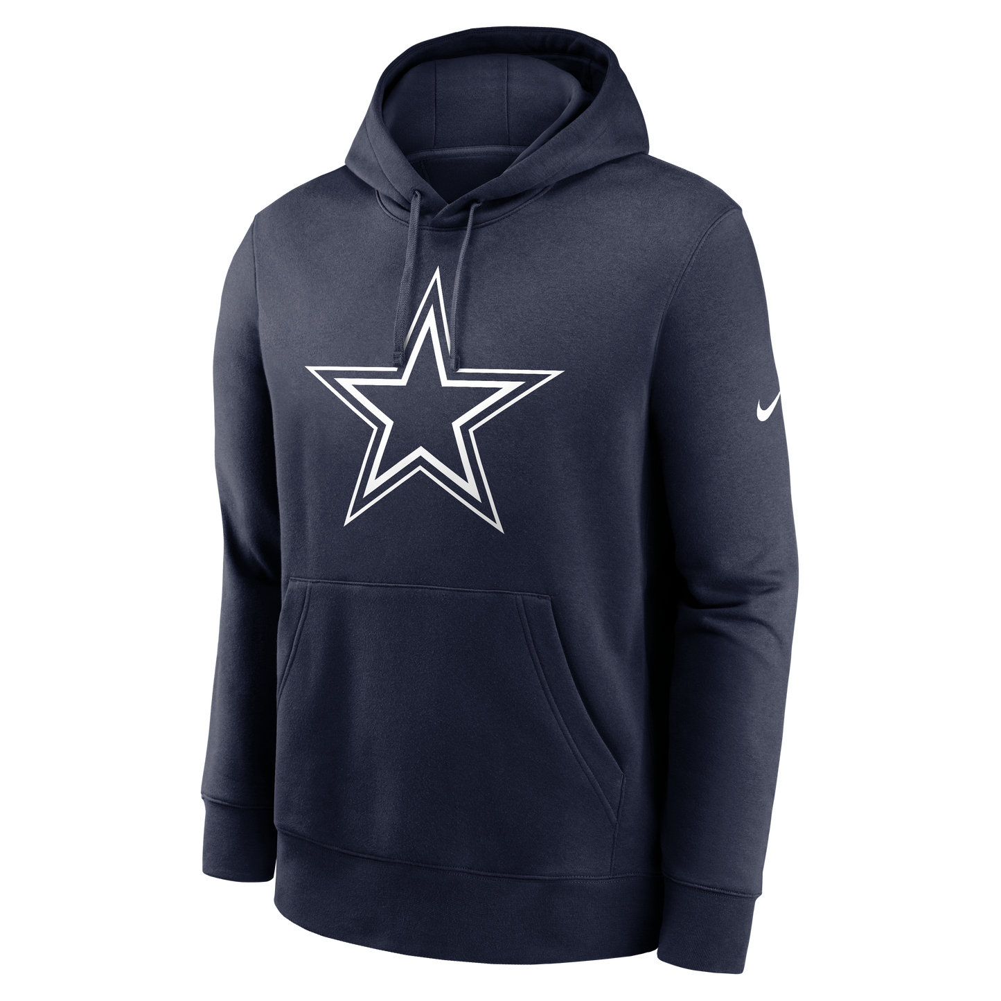 Dallas Cowboys Nike Fan Gear Club Logo Pullover Hoodie - Navy