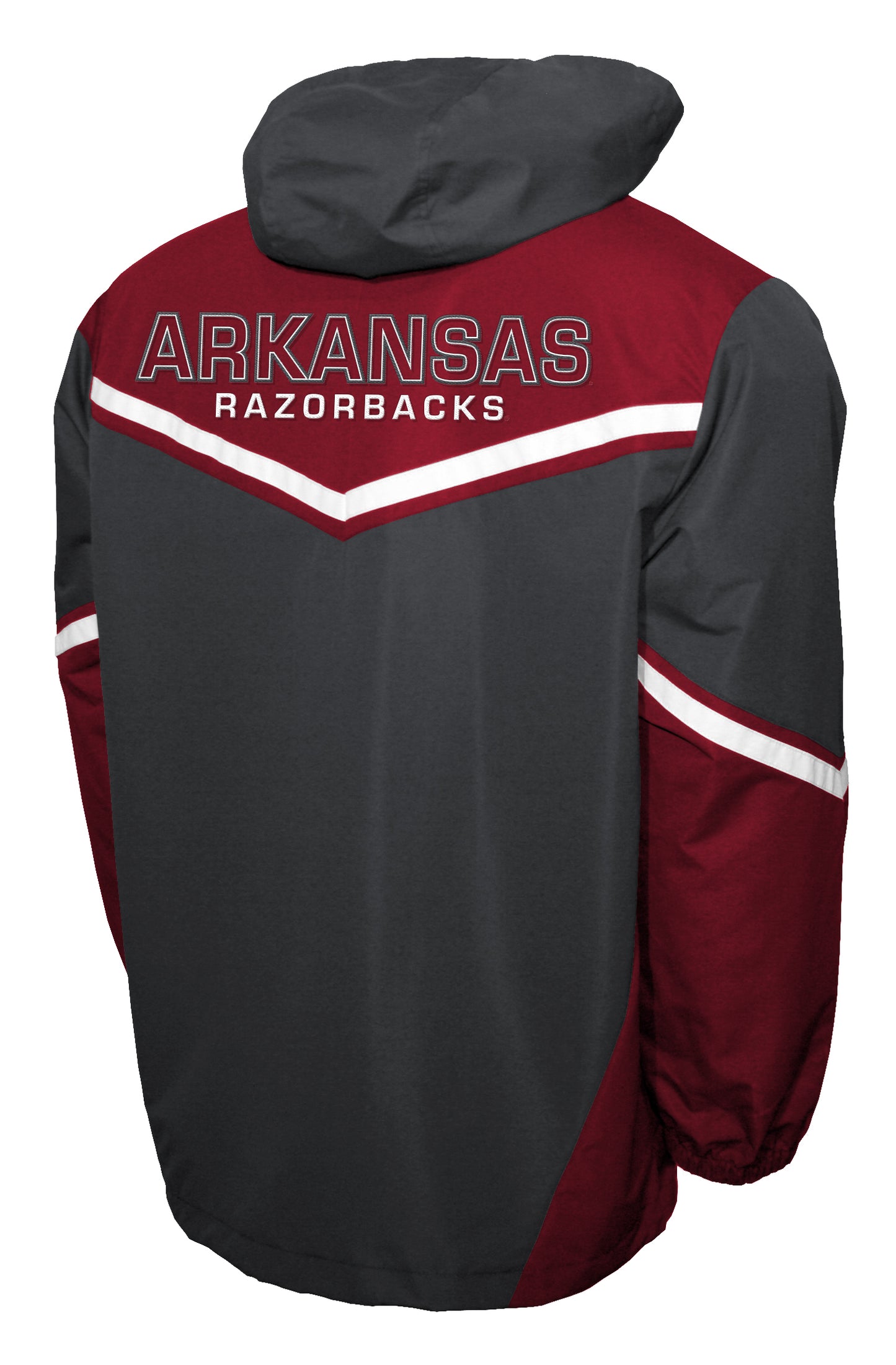 Arkansas Razorbacks Franchise Club Action Anorak Quarter-Zip Pullover Jacket - Gray
