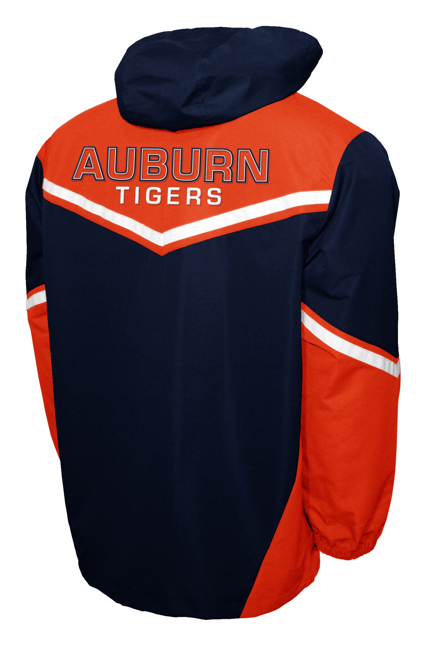 Auburn Tigers Franchise Club Action Anorak Quarter-Zip Pullover Jacket - Orange