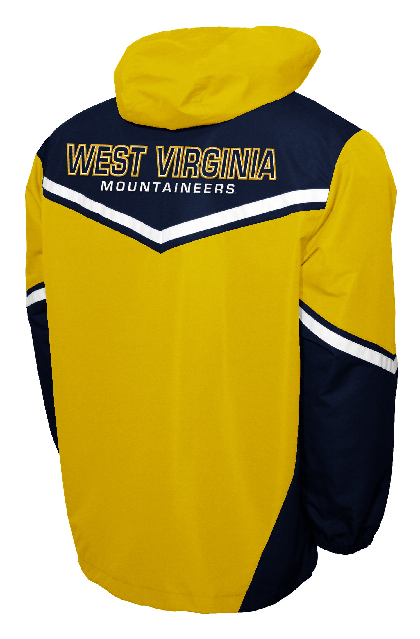 West Virginia Mountaineers Franchise Club Action Anorak Quarter-Zip Pullover Jacket - Yellow