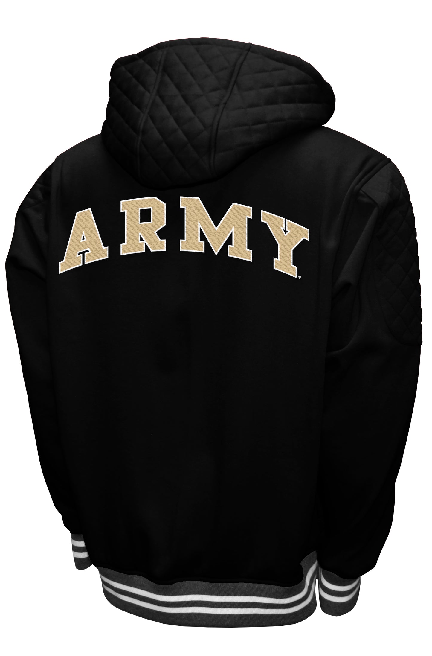 Army Black Knights Franchise Club Grind Full Zip Hooded Jacket - Black