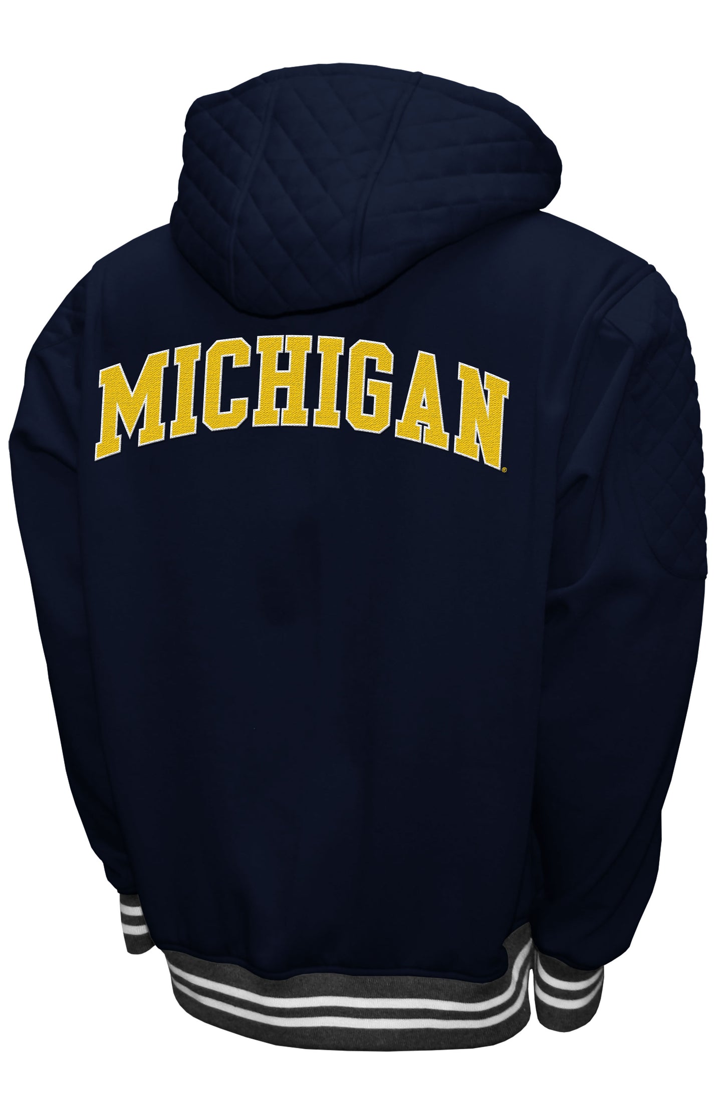 Michigan Wolverines Franchise Club Grind Hooded Jacket - Navy