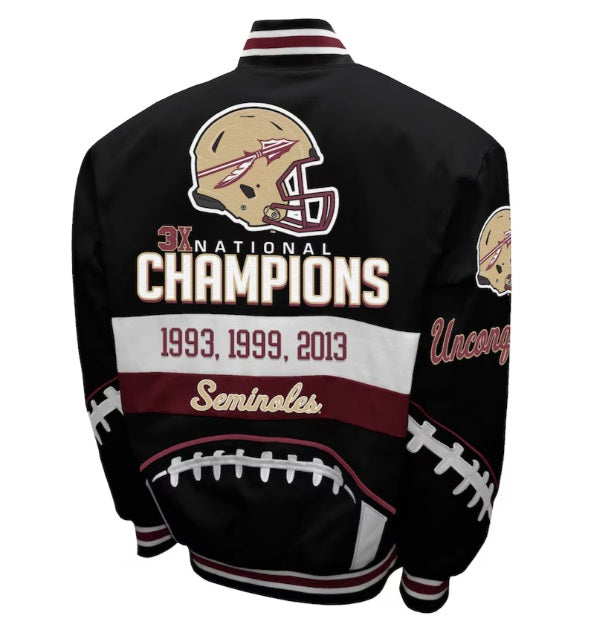 Florida State Seminoles Franchise Club 3-Time Commemorative Twill Jacket