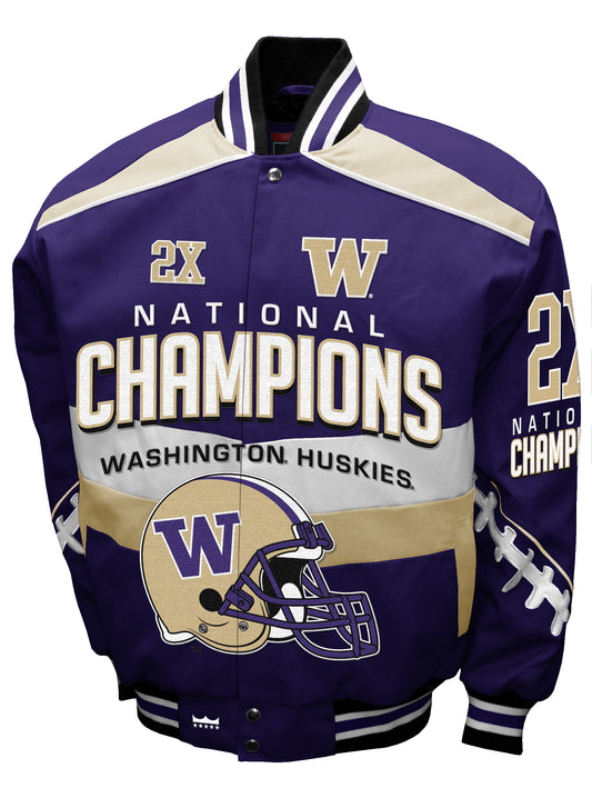 Washington Huskies Franchise Club 2-Time Commemorative Twill Jacket