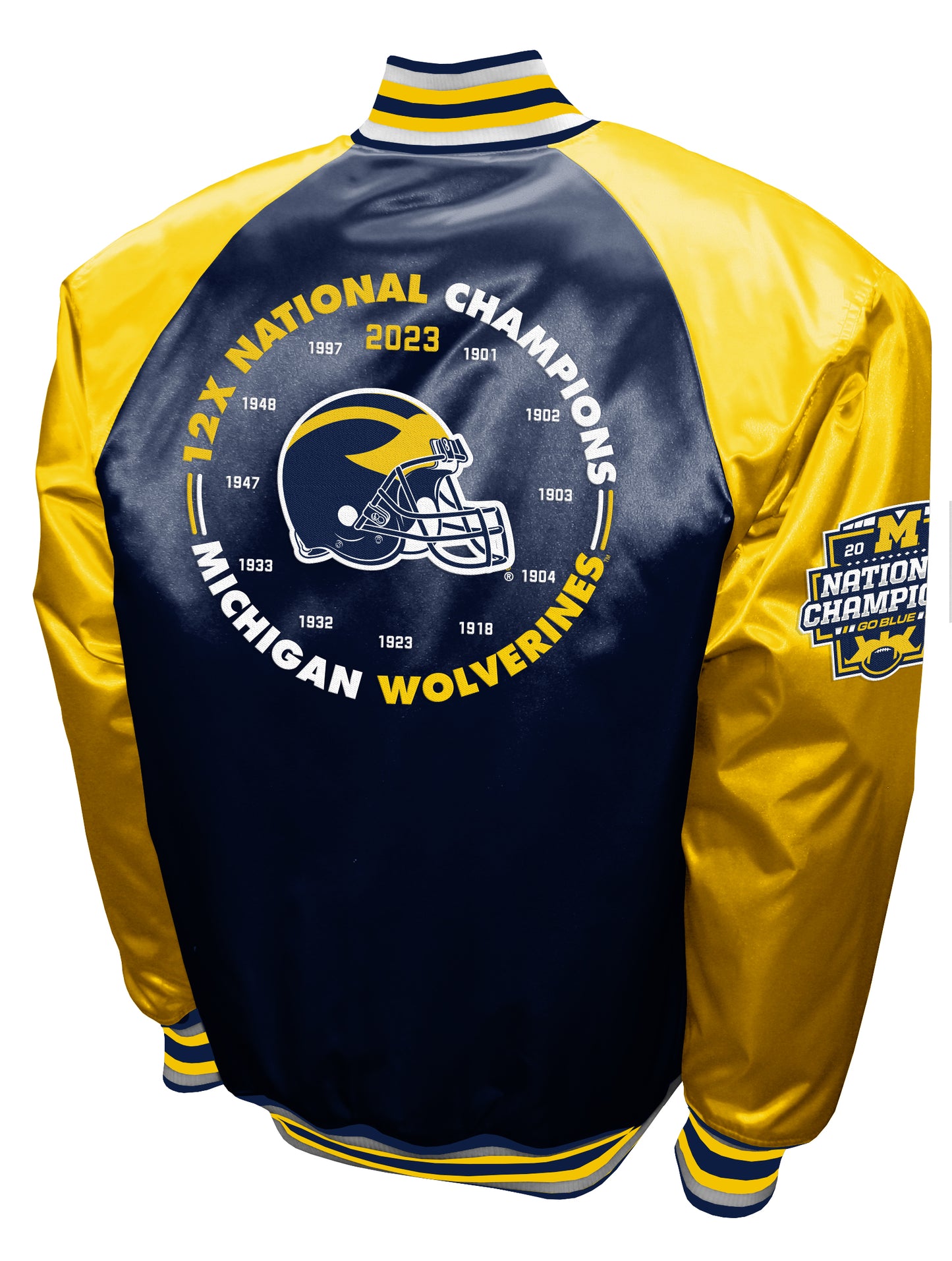 Michigan Wolverines Franchise Club Commemorative Satin Jacket