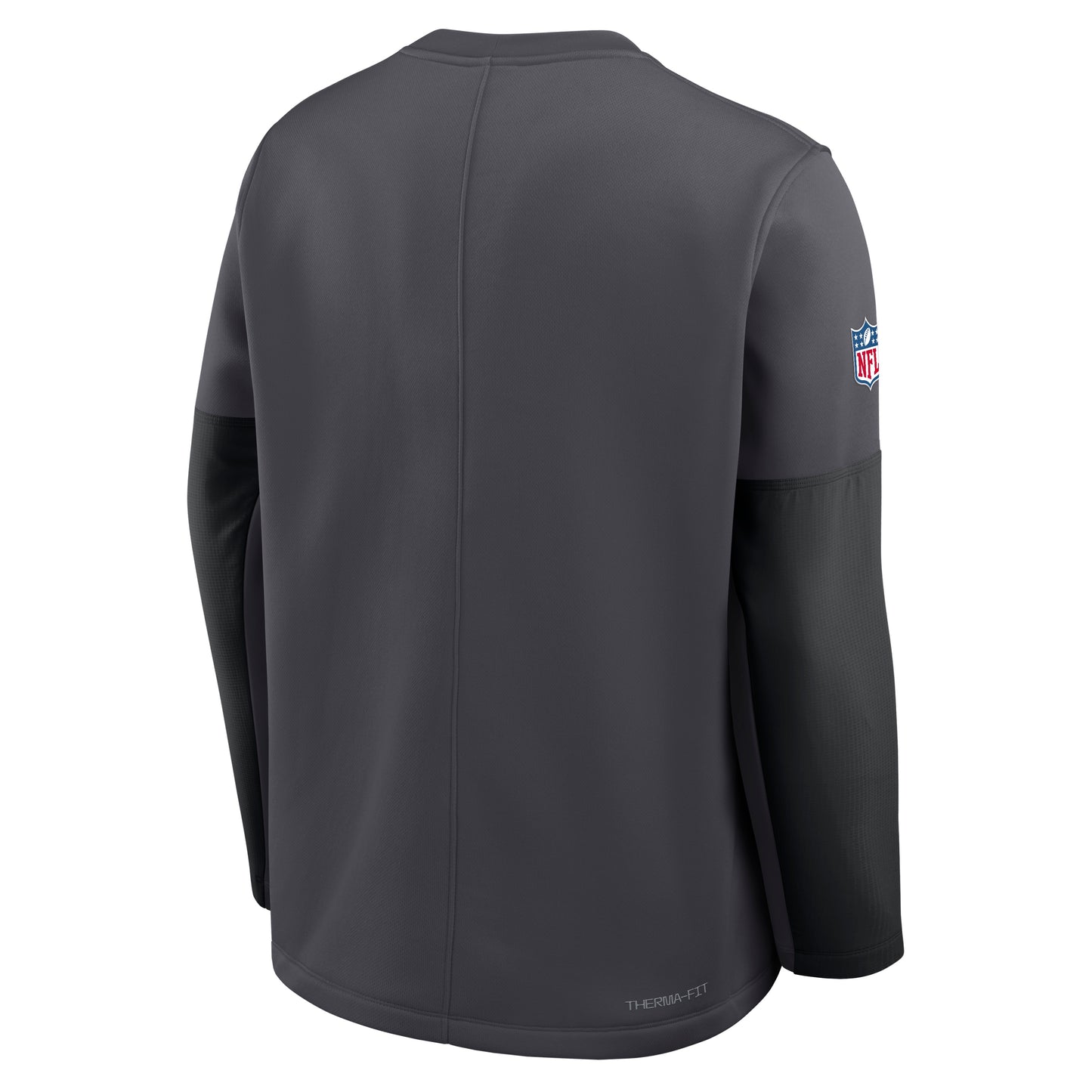 Dallas Cowboys Nike Anthracite Sideline Coach Therma-FIT Long Sleeve Shirt