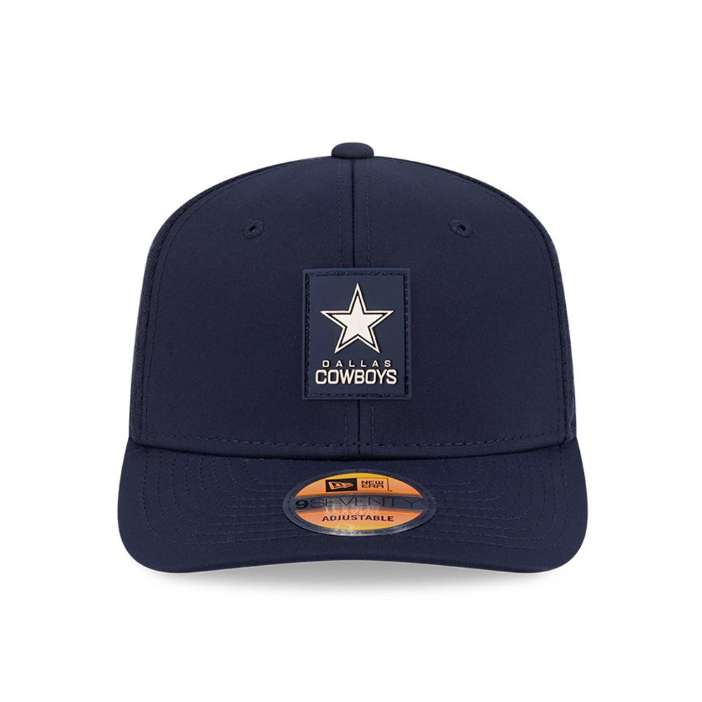 Dallas Cowboys New Era 2025 Sideline 9SEVENTY Trucker Adjustable Hat - Navy