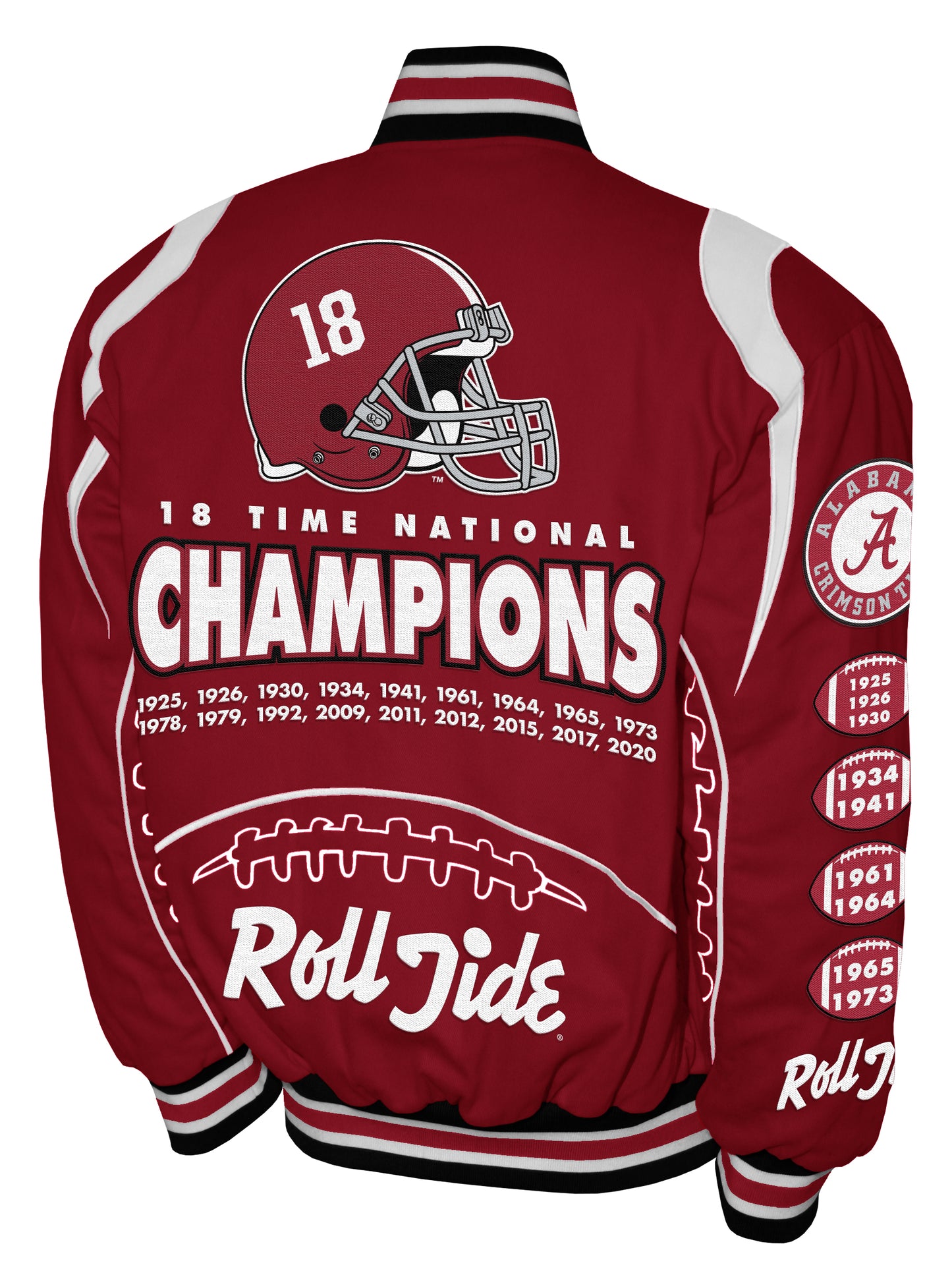 Alabama Crimson Tide Franchise Club Commemorative Twill Jacket