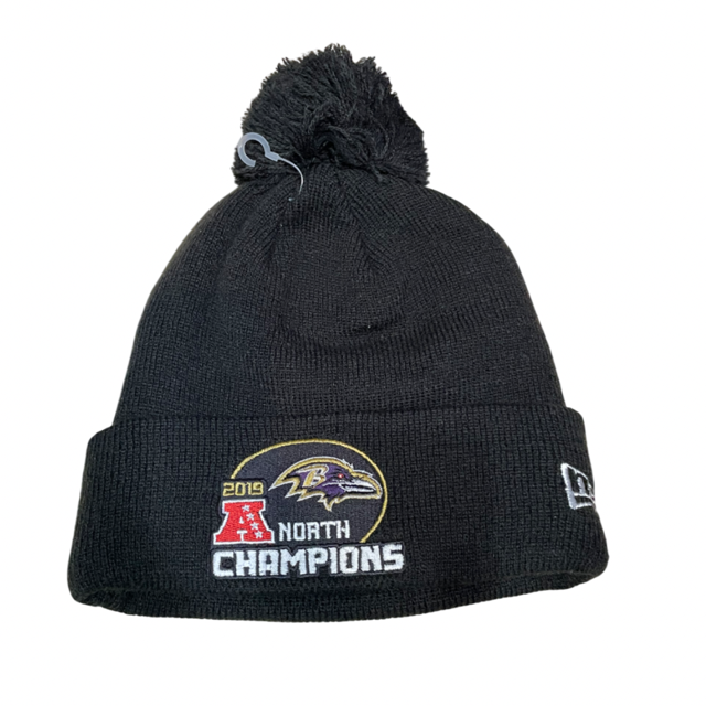 Baltimore Raven New Era 2019 North Division Champions Knit