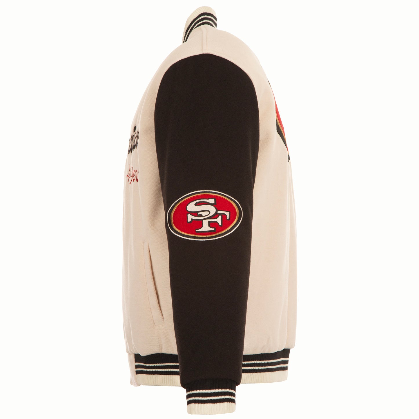 San Francisco 49ers JH Design Reversible Varsity Jacket