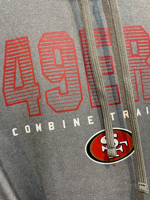 San Francisco 49ers New Era Combine Training Gray Hoodie