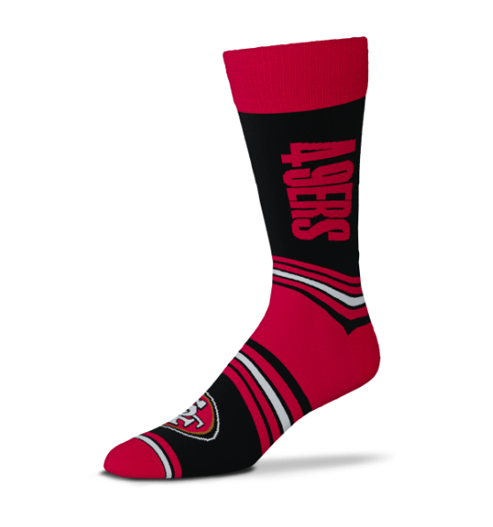 San Francisco 49ers For Bare Feet Go Team Socks