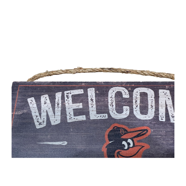 Baltimore Orioles Fans Creations Welcome Wood Sign