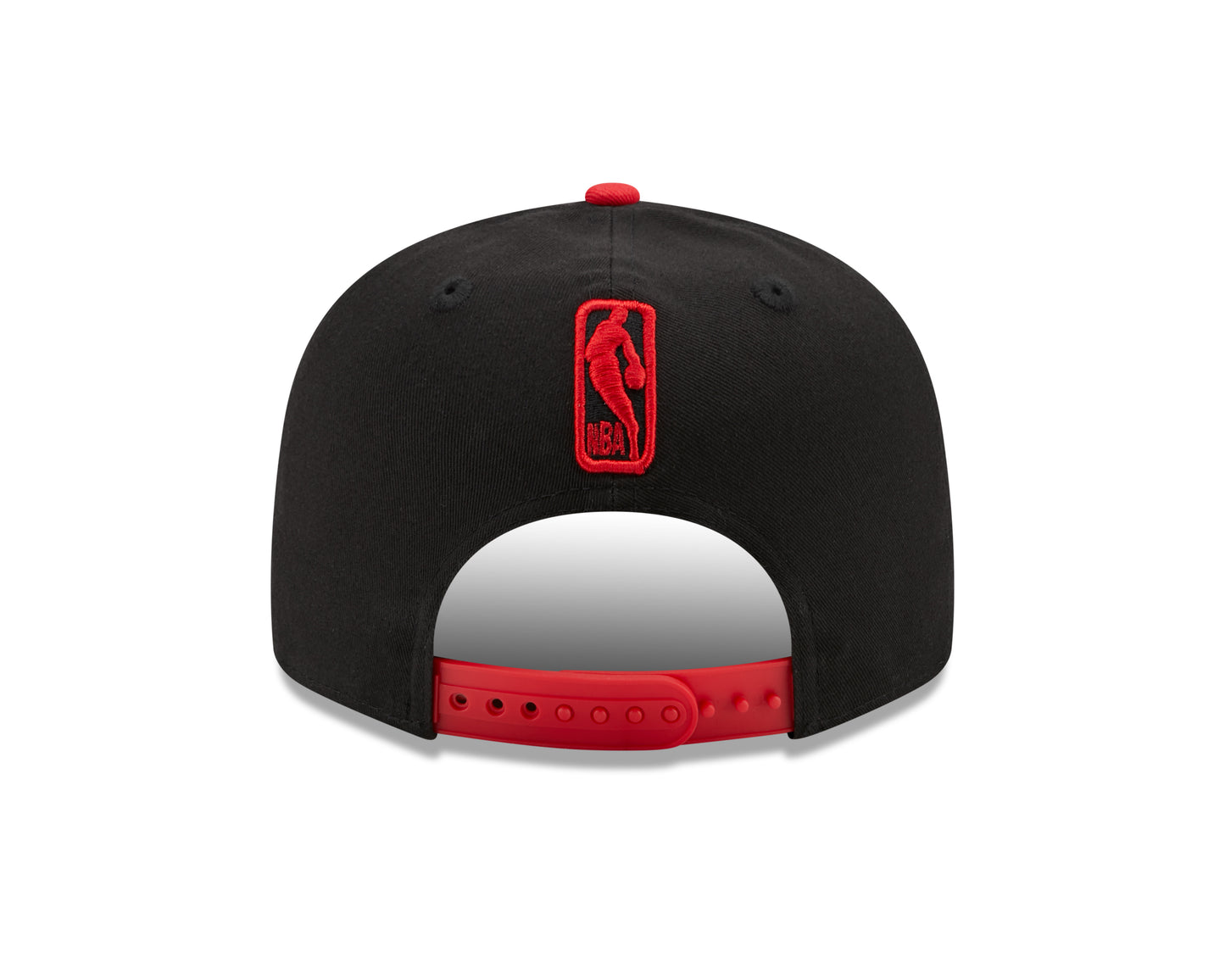 Toronto Raptors NBA New Era Team Title 9Fifty Snapback Hat - Black / Red