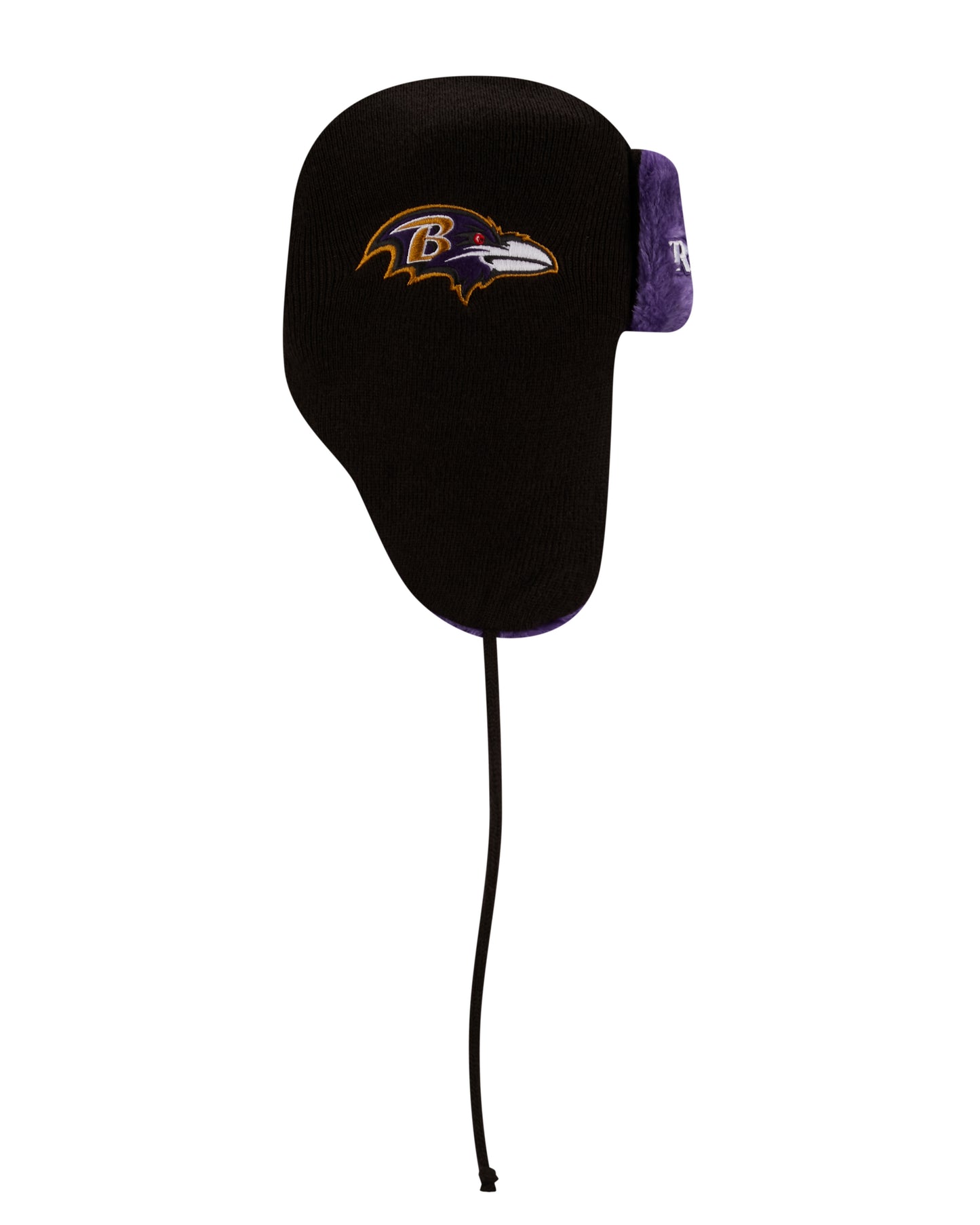 Baltimore Ravens New Era Helmet Head Knit Trapper Hat