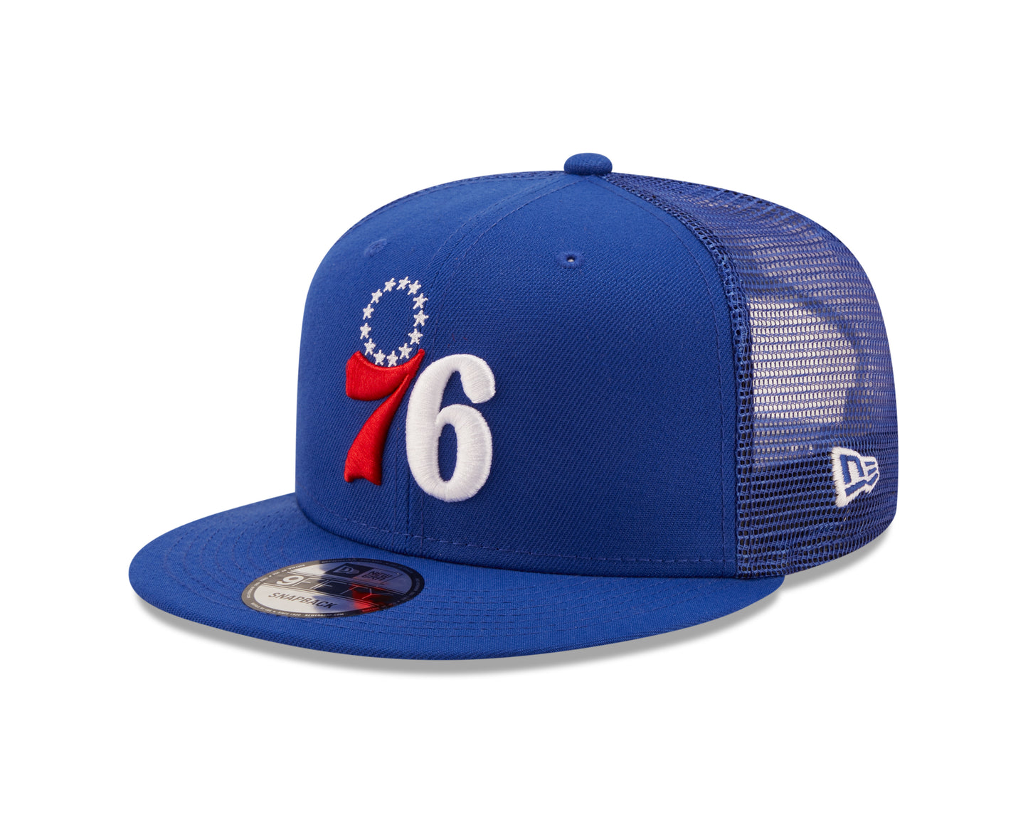 Philadelphia 76ers New Era Royal Blue Classic Trucker Mesh 9Fifty Hat