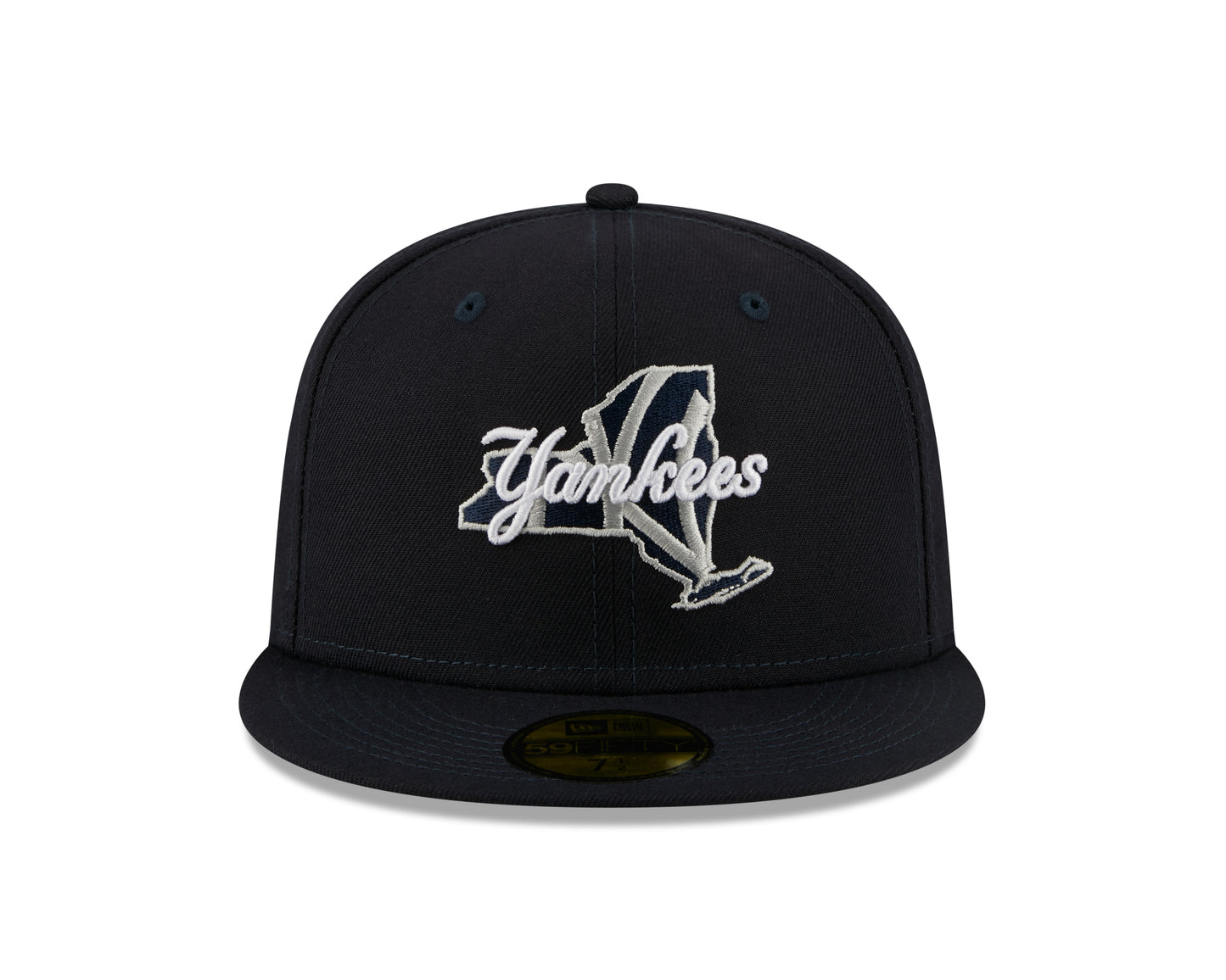 New York Yankees New Era Navy Local State Patched 59FIFTY Fitted Hat