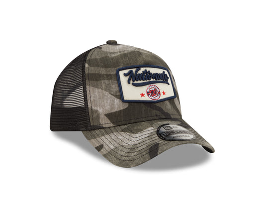 Washington Nationals New Era Camo Patch Trucker 9Forty