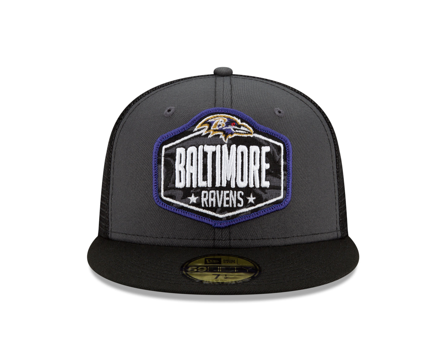 Baltimore Ravens New Era NFL Draft On-Stage 59FIFTY Fitted Hat - Graphite