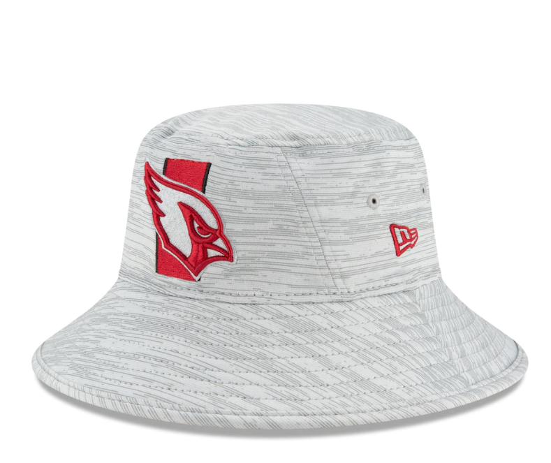 Arizona Cardinals New Era Training Camp Bucket Hat- Gray