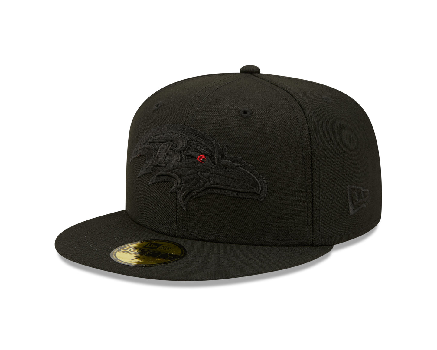 Baltimore Ravens New Era Color Pack Black on Black 59Fifty Hat