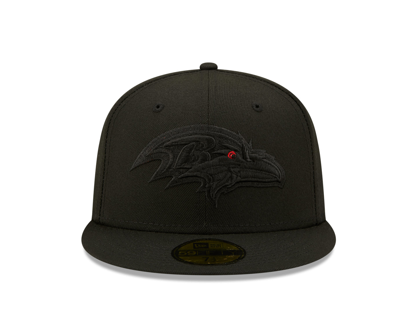 Baltimore Ravens New Era Color Pack Black on Black 59Fifty Hat