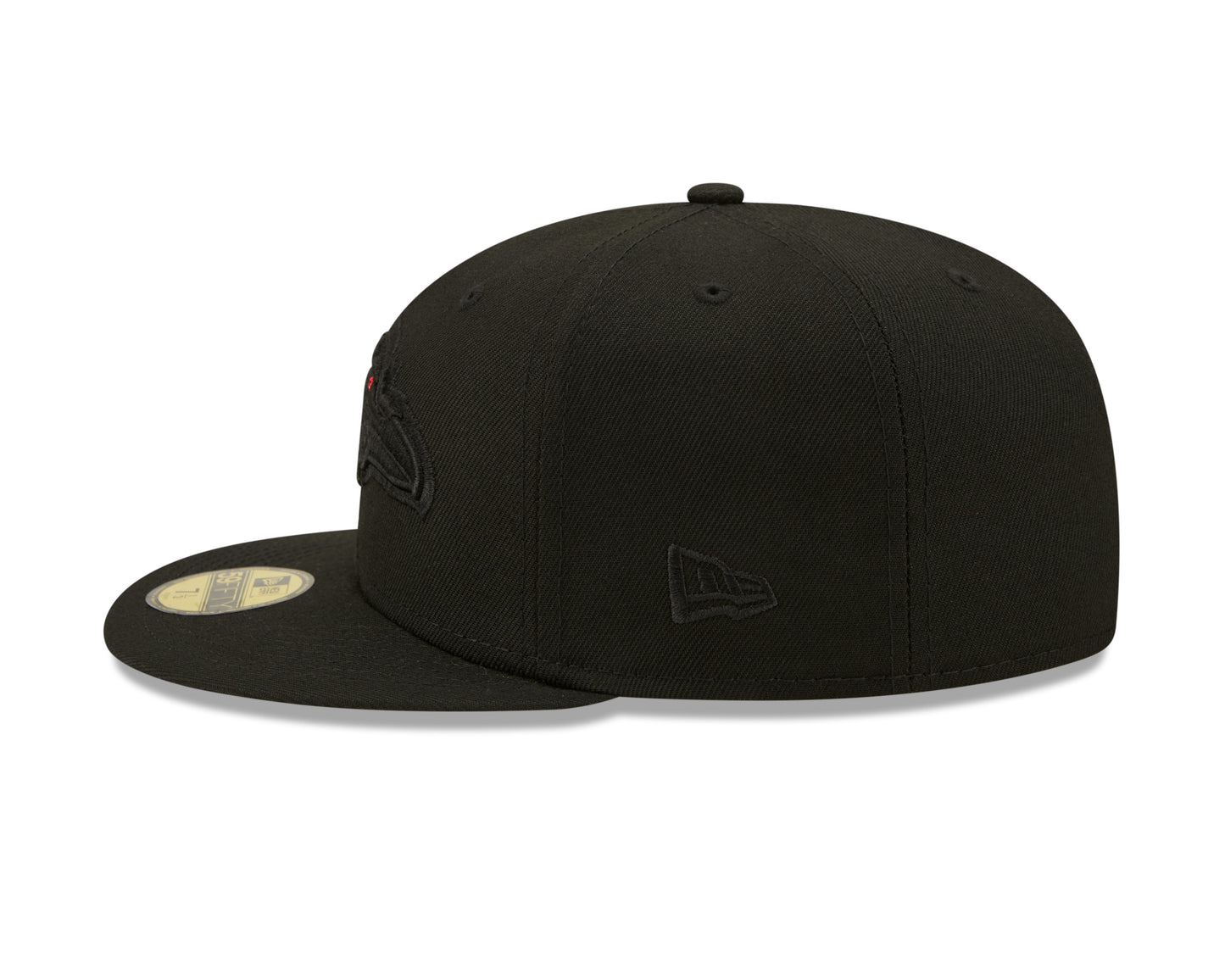 Baltimore Ravens New Era Color Pack Black on Black 59Fifty Hat