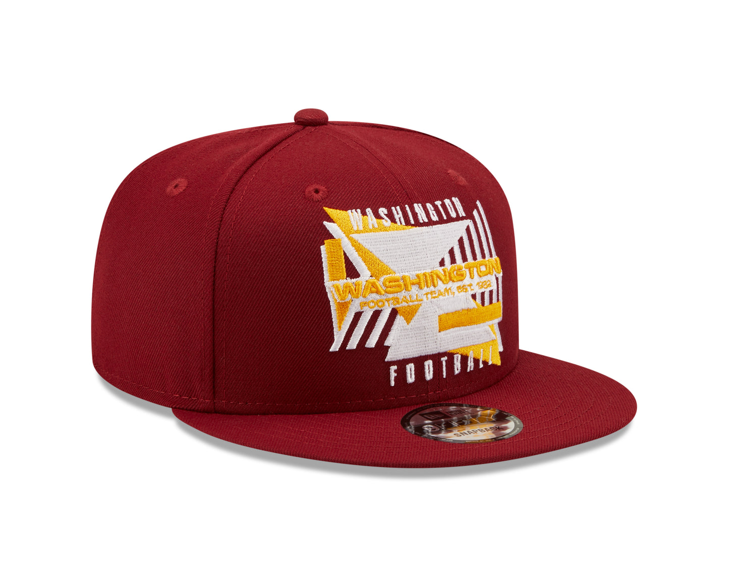 Washington Football Team NFL New Era Shapes 9FIFTY Snapback Hat - Burgundy