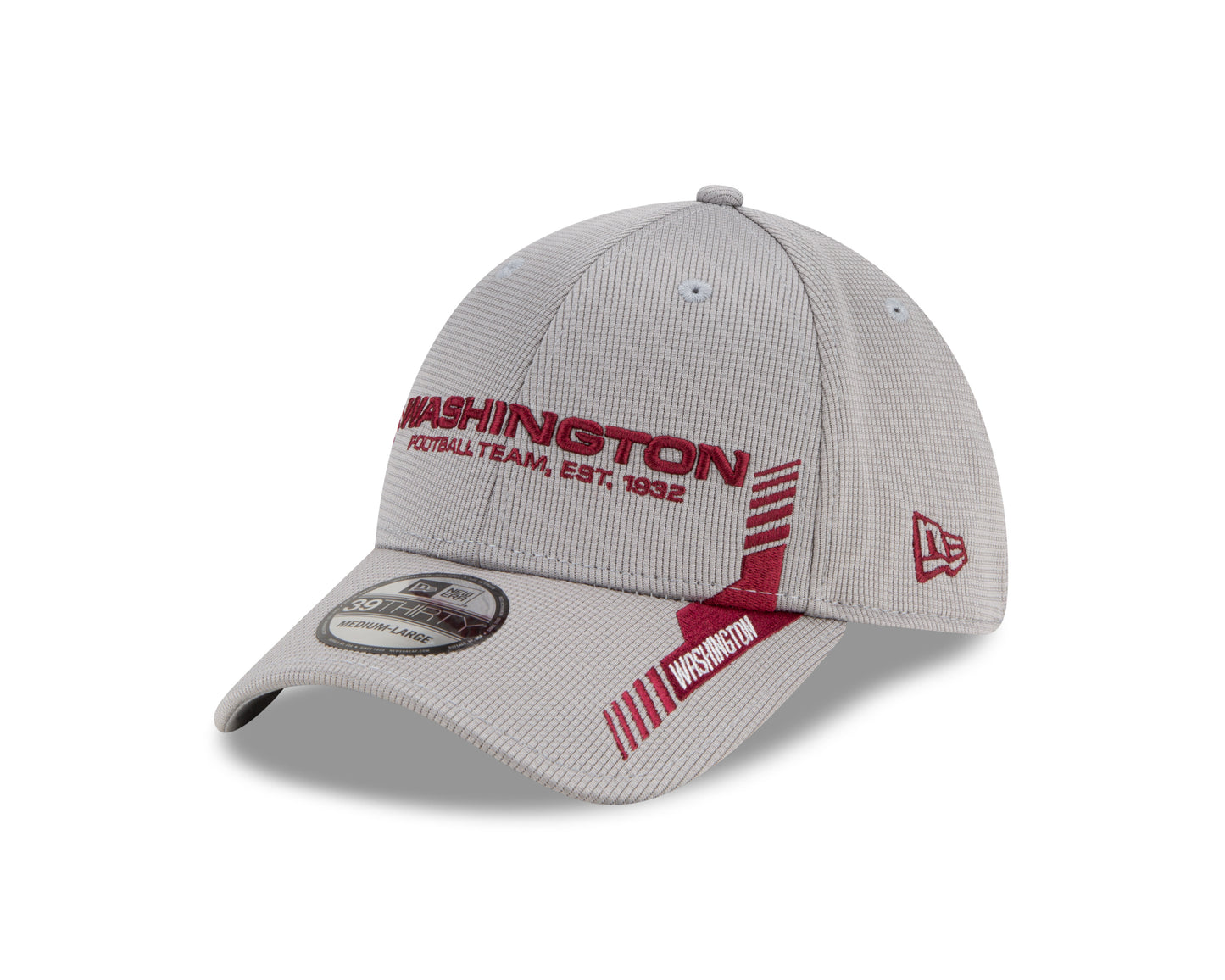Washington Football New Era Sideline Home 39THIRTY Flex Hat - Gray