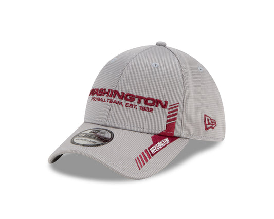 Washington Football New Era Sideline Home 39THIRTY Flex Hat - Gray