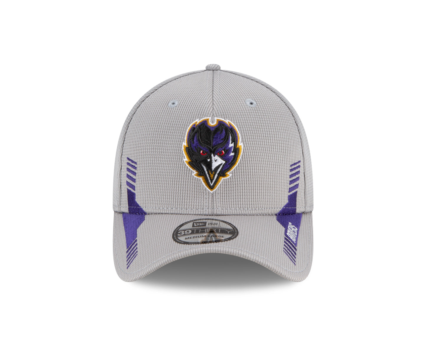 Baltimore Ravens New Era Sideline Gray 39THIRTY Flex Hat
