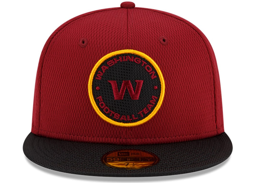 Washington Football New Era 2021 Road Sideline 59Fifty Hat