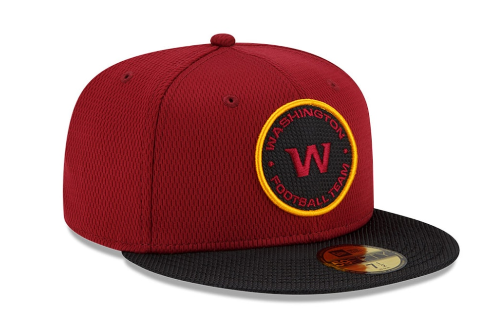 Washington Football New Era 2021 Road Sideline 59Fifty Hat